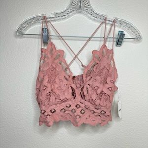 free people | Adella Lace Crochet Bralette “Rose”